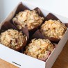 4 x Muffin Amandes-Framboises Crumble